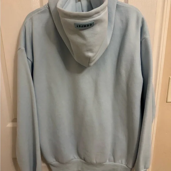 Comfrt Pastel Hoodie in baby blue - Picture 4 of 4